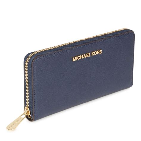 michael kors silver navy wallet|Michael Kors Wallet discount.